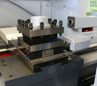 Prix d'usine compétitif CK6125 Nouvelle machine à tour CNC à lit plat multifonctionnelle Système de contrôle SGSK 6 stations à outils Garantie de 1,5 an