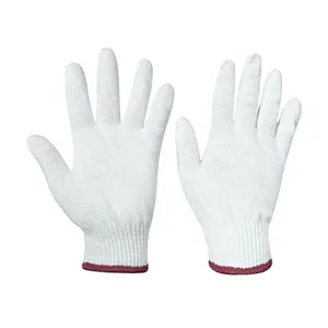 Gants de sécurité de haute qualité 30-70 grammes/paire gant tricoté en coton gants de travail peuvent personnaliser les couleurs