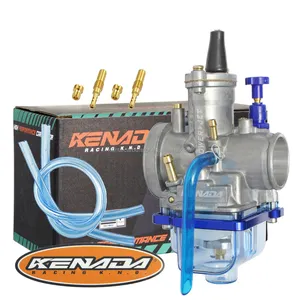 Kenada yarış için 21-34mm mavi kase karbüratör Carb Honda Yamaha Kawasaki Suzuki 2t 4t motosiklet Scooter Atv Utv motor