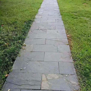 G654 Pierre de granit gris foncé polie flammée antique aiguisée brossée extérieure moderne style chinois pavé briques de route prix - Product Image 2