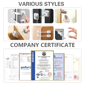Verrous de sécurité pour enfants Verrou de placard Verrou magnétique pour tiroir Fenêtre coulissante Ensemble Tiroirs Casier Toilette Protection contre les bébés Verrou de sécurité pour bébé - Product Image 4