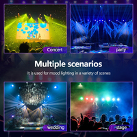Projecteurs LED Par 60x3W DMX512 RGB 180W LED IP54 pour scène, discothèque, DJ, mariage, éclairage de fête, contrôle DMX