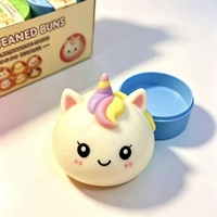 Jouet à presser en forme d'animal style Steamer Bun, jouet anti-stress de dessin animé simulé, jouet de décompression en EVA souple, impression numérique, promotion