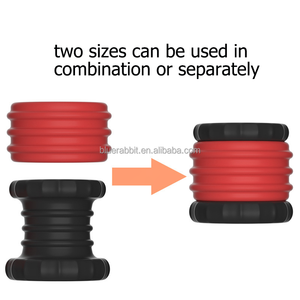 Pene trainer all'ingrosso anelli pene per gli uomini di erezione testicolo barelle Silicone palla barelle - Product Image 3