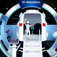Équipement de réalité virtuelle 9D à grande échelle pour simulateur de vol aérospatial en capsule spatiale, pour l'éducation