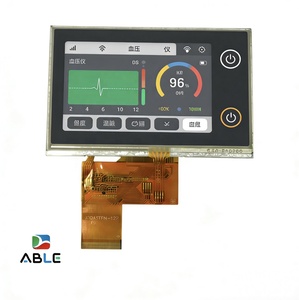 Module d'affichage LCD TFT HMI 4,3 pouces 480x272 IPS, écran RGB 40 broches 500cd/m2 haute luminosité avec panneau tactile résistif pour usage médical - Product Image 5