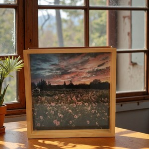 Solid wood double-sided photo <b>frame</b>, empty <b>frame</b>, picture <b>frame</b>, <b>mounting</b>, wall hanging, certificate display <b>frame</b>, jigsaw - Product Image 1