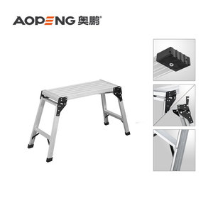 Premium Aluminum Material <strong>Work</strong> <strong>Platform</strong> <strong>Ladder</strong> with Fishing <strong>Platforms</strong> Outdoor AP-801B - Product Image 3