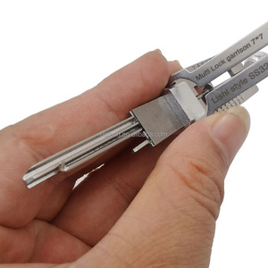 חם מכירה רב גניסון 7*7 סגנון Lishi סגנון ss324 2 ב 1 מכונית מכונית דלת מנעול בוחר לפתוח כלי לפתוח - Product Image 5