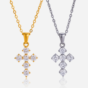 สร้อยคอไม้ไผ่ชุบทอง PVD ดีไซน์หรูหราแบบสปอร์ต ประดับเพชร <span class=keywords><strong>JoJo</strong></span> ODM/OEM  ไม่ลอกสี  สำหรับส่งออกต่างประเทศ - Product Image 1