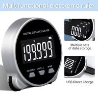 Multi Functional Digital Roller Electronic Ruler for Measuring Straight and Curved Surfaces Using a Measuring Tape