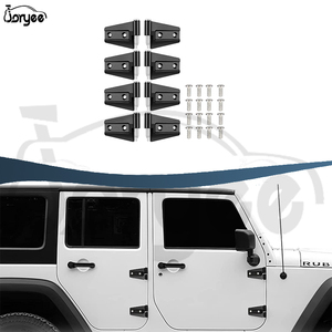 Kit de Charnières de Porte de Remplacement Auto Neuves de Haute Qualité pour <span class=keywords><strong>Jeep</strong></span> <span class=keywords><strong>Wrangler</strong></span> JK 2007-2018 2010 Pièces Automobiles Accessoires de Tuning - Product Image 2
