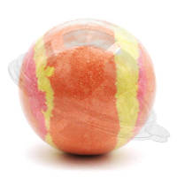 Boîte à bulles sphérique en plastique PET, coque transparente, emballage pour bombe de bain