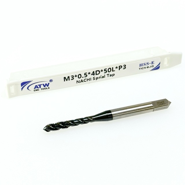 Hot Selling Spiral Tap Tip Tap Stainless Steel Cnc Spiral Flute Taps for Sale