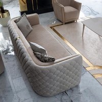 Ensemble de canapés carrés modernes en gros, mobilier de salon luxueux