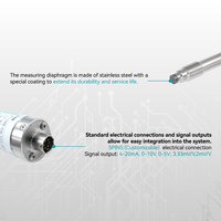 Nouvelle Arrivée Sans Mercure Tige Flexible Haute Température 400 ℃   Transmetteur de pression de fusion 0-200MPa pour produits chimiques, plastiques et caoutchoucs
