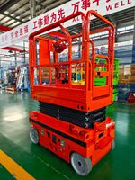 Plateforme de travail aérienne automotrice robuste à ciseaux hydrauliques pour levage sécurisé en projets d'ingénierie