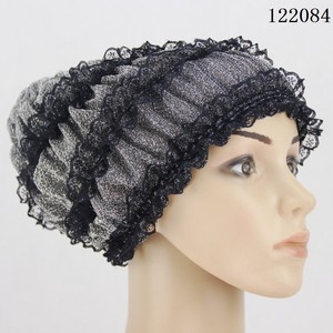Nouvel arrivage 2025 – Foulard africain doux pour femme avec strass et nœud, chapeau ethnique musulman - Product Image 3