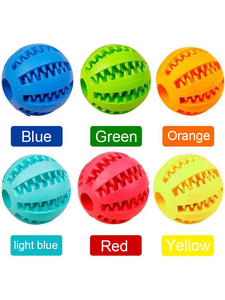 Jouet de nettoyage dentaire pour chien en TPR, jouets à mâcher résistants aux morsures pour animaux de compagnie, balle interactive de nettoyage des dents par gravité, jouets indestructibles pour chiens - Product Image 6