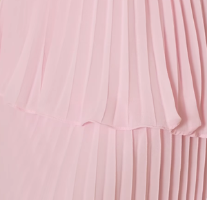 Vente en gros de <span class=keywords><strong>robe</strong></span> de soirée personnalisée en mousseline de soie légère sans bretelles, <span class=keywords><strong>robe</strong></span> de <span class=keywords><strong>demoiselle</strong></span> <span class=keywords><strong>d</strong></span>'<span class=keywords><strong>honneur</strong></span> plissée à superpositions pour femmes - Product Image 6