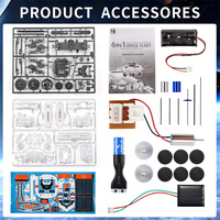 Jouets Scientifiques Solaires en Gros : Kit Robotique Rechargeable Solaire 6-en-1 Flotte Spatiale à Assembler pour Enfants