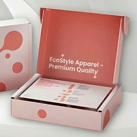 Caja de Envío de Cartón Plegable Impresa Personalizada Profesional para Ropa, Diseñada para Comercio Electrónico y Transporte Seguro de Prendas
