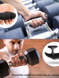 Gants de fitness en silicone CooSport pour l'entraînement en salle de sport, exercices de traction, renforcement de la préhension, musculation, grip en caoutchouc pour la gym - Product Image 4