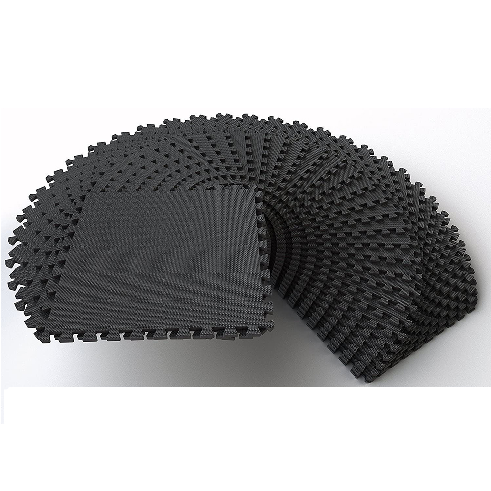 Коврик высокой плотности для тхэквондо EVA, напольный коврик, черный коврик из вспененного этилвинилацетата 1/2 дюйма 3/4 дюйма