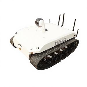 Chasis de Robot Tanque de Seguridad Inteligente WD al Mejor Precio, con Controlador de Doble Tracción, Amortiguador de 24V, Orugas de Goma - Product Image 1