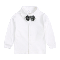 Vêtements pour enfants Gentleman, costumes pour garçons, tenues pour bébés, robe de fête d'anniversaire avec cravate, ensemble de vêtements pour tout-petits