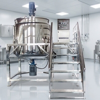 Cuve de mélange chauffante à double enveloppe en acier inoxydable SUS304 de qualité alimentaire pour la production de ketchup, sauce chili, confiture et mayonnaise