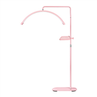 FOSOTO 28 pouces beauté LED photographie anneau lumineux avec trépied demi-lune lampe pour cils Extension cils lampe pour tatouage Spa