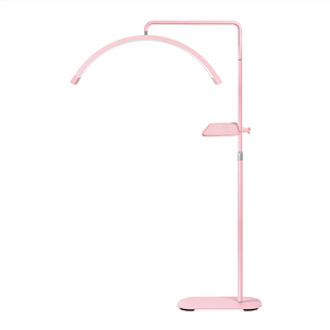 FOSOTO 28inch Beauty LED Photography Ring Light With Floor Tripod Half <strong>Moon</strong> <strong>Lamp</strong> for Lashes Extension Lash <strong>Lamp</strong> for Spa Tattoo - Product Image 4