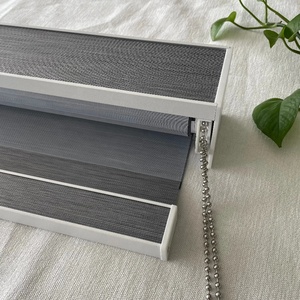 Blackout Zebra Rèm màn màn Combi Shades vải lanh Zebra rèm cửa sổ - Product Image 5