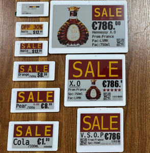 ป้ายอิเล็กทรอนิกส์ E-Ink แสดงผลแบบ 2.4Ghz บลูทูธ 5.0 แบบกำหนดเอง ขายดี เหมาะสำหรับร้านเครื่องสำอาง - Product Image 1