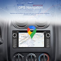 Podofo pour Jeep/Dodge/Ram/Chrysler 8 Core Android Lecteur DVD de voiture 6.2 "Autoradio stéréo Carplay/Android Auto/GPS/WIFI/4G/RDS/DSP