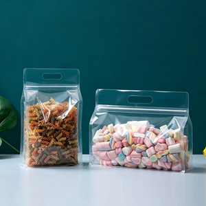 Kantong Kemasan Grosir Custom Delapan Sisi Segel Transparan Alas Datar untuk Buah Kering, Bunga, Daun Teh, Jelly, Makanan Kaleng - Product Image 5