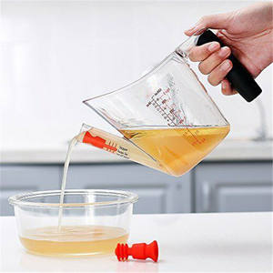 Cốc Đo Dầu Nhà Bếp Và Bộ Lọc Tách Chất Béo Cốc Nước Thịt Có Nắp Đậy - Product Image 5