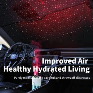 2024 New 280ML Portable Rotating Humidifier Car <b>Diffuser</b> Humidifier with With Projection Lights Colorful Marquee Ambient Light - Product Image 4