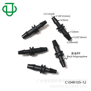 Conectores Pagoda de 2 Puertos, Plástico PP Negro, Reductor de Dos Vías, Conexión Recta, Universal para Gas y Líquido CO103 116 - Product Image 3