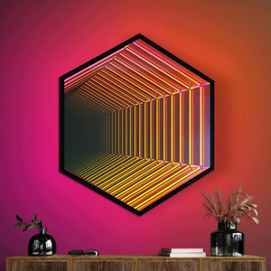 2024 New Colorful Acrylic <strong>Glass</strong> <strong>Neon</strong> 3D LED Infinity Mirror for Hotel Use Decorate Drop Shipping <strong>Neon</strong> <strong>Sign</strong> - Product Image 4