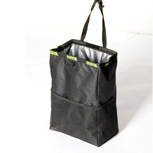 Cross-border hot-selling green-edged car trash can <b>hanging</b> car <b>seat</b> back storage bag, multi-functional car storage bag, waterpro - Product Image 1