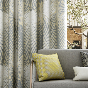 Điện nhà sang trọng độ chính xác cao Jacquard Rèm cho phòng khách khách sạn cửa sổ Rèm cửa - Product Image 1