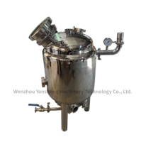 Cuve de Fermentation et de Distillation à Double Enveloppe en Acier Inoxydable 304/316 de Qualité Alimentaire, 30L-200L, pour Brasserie et Distillerie