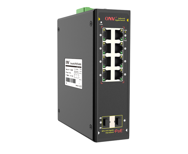Full Gigabit 10-port Industrial Ethernet Switch 10/100/1000M