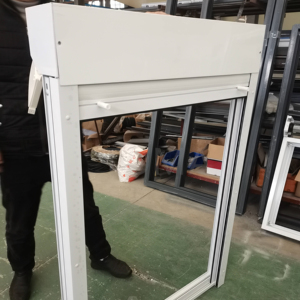 Toma-Các loại khác nhau của cửa sổ nhôm với con lăn màn trập monoblock loại Xử lý bề mặt bột tráng với màu trắng - Product Image 3