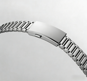 Montre mécanique circulaire en acier inoxydable pour Longinesing, idéale pour les affaires, les loisirs et le quotidien, avec cadran noir et chiffres romains. - Product Image 4