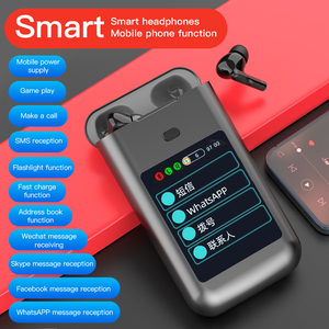 SE-TWO Banque d'alimentation <span class=keywords><strong>2</strong></span>-en-1 et écouteurs avec lampe torche LED, stéréo Hi-Fi, contrôle tactile pour 5.4 ENC/<span class=keywords><strong>ANC</strong></span>, étanche IPX4 - Product Image 5