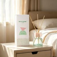 Diffuseur de parfum Benthene Pêche Litchi 140ml Coffret Huile Essentielle d'Aromathérapie Sans Eau Parfum d'Ambiance Vente en Gros OEM