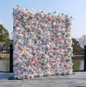 Parete di Fiori Artificiali per Decorazione di Negozi di <span class=keywords><strong>Abbigliamento</strong></span> di Tendenza, Allestimento Ingresso - Product Image 1